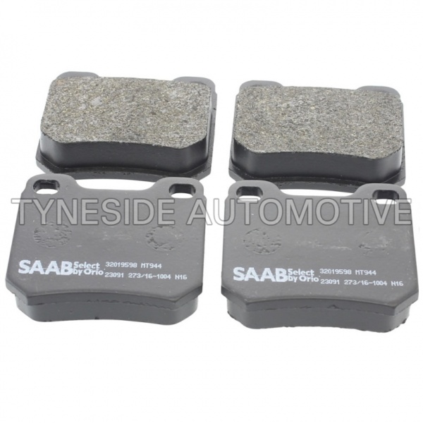 Genuine Saab Select Rear Brake Pad Kit For Saab 9-5 (98-99) - 32019598