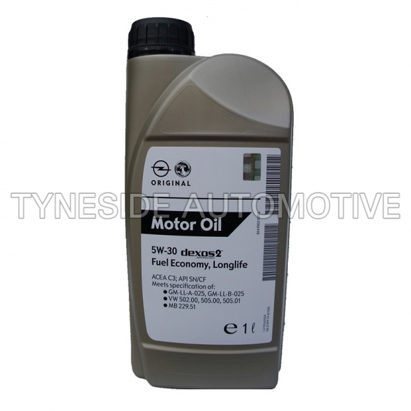 Genuine Opel / Vauxhall Engine Oil 5W-30 (1L) - 93165554