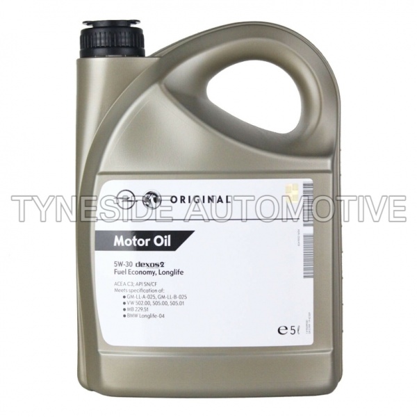 Genuine Opel / Vauxhall Engine Oil 5W-30 (5L) - 95599581