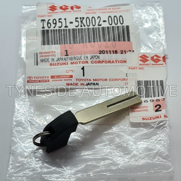 Genuine Suzuki Across Smart Key Blade - T69515K002